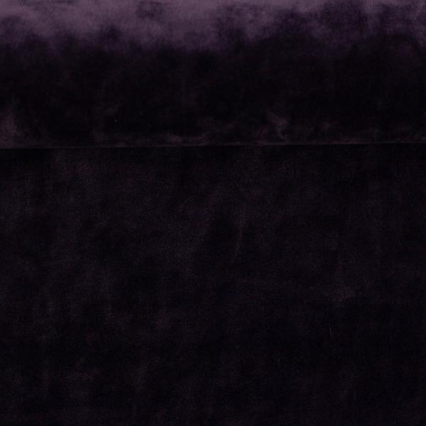 Samt Aubergine "Kelz" von Swafing